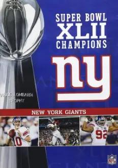 Super Bowl XLII Champions - New York Giants