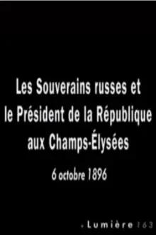 Paris : les souverains russes et le président de la République aux Champs-Élysées