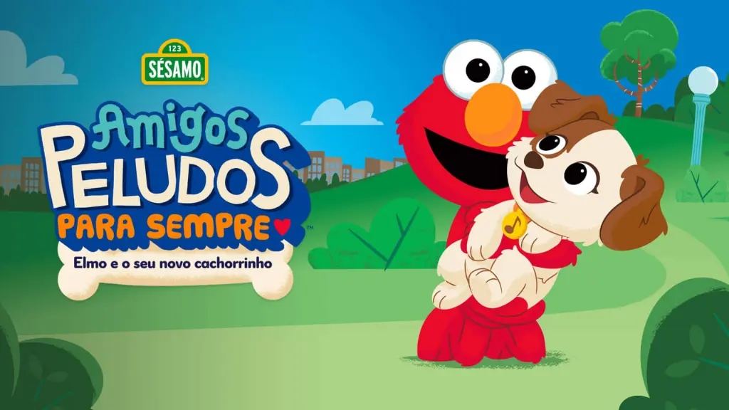 Amigos Peludos para Sempre: Elmo e o Seu Novo Cachorrinho