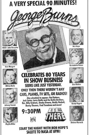 George Burns Celebrates 80 Years in Show Business
