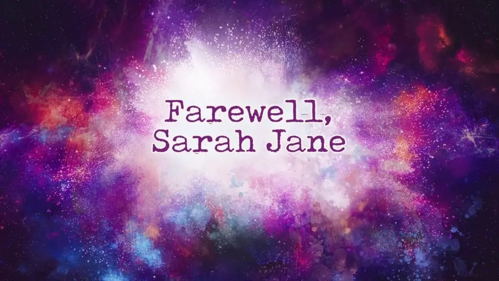 Farewell, Sarah Jane