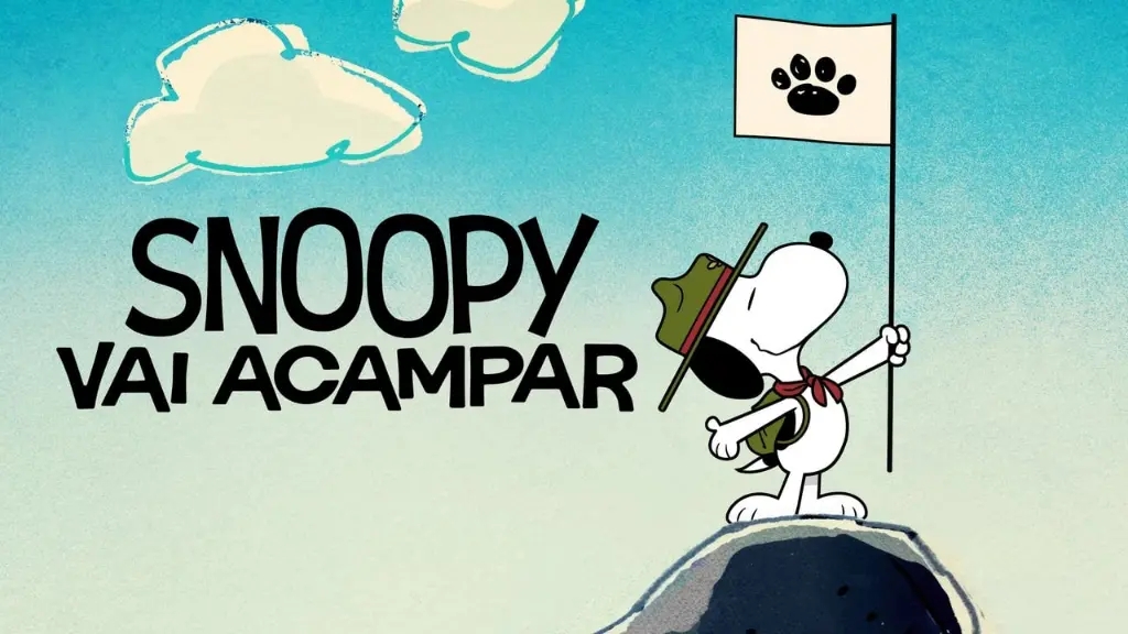Snoopy Vai Acampar